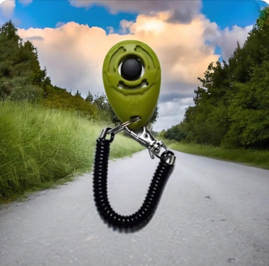 CanineChest dog training clicker, an effective and easy-to-use tool for reinforcing positive behaviors during dog training.