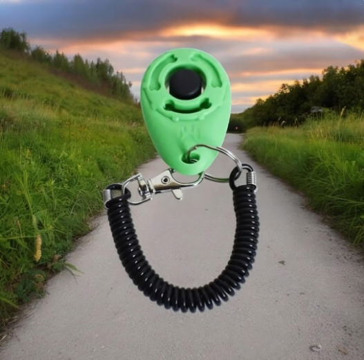 CanineChest dog training clicker, an effective and easy-to-use tool for reinforcing positive behaviors during dog training.