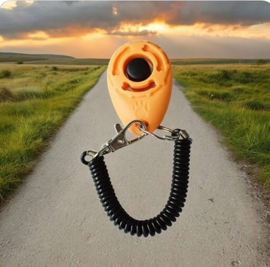 CanineChest dog training clicker, an effective and easy-to-use tool for reinforcing positive behaviors during dog training.
