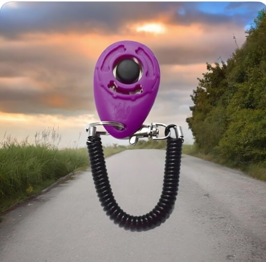 CanineChest dog training clicker, an effective and easy-to-use tool for reinforcing positive behaviors during dog training.