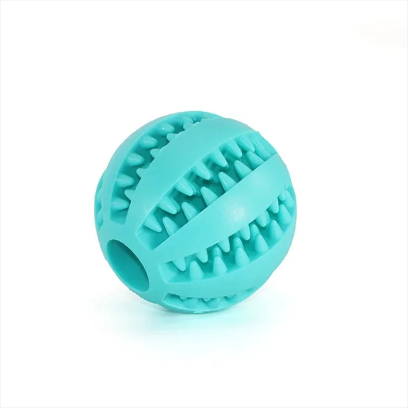 CanineChest light blue tooth cleaning chew toy for dogs, perfect for supporting dental hygiene through play.