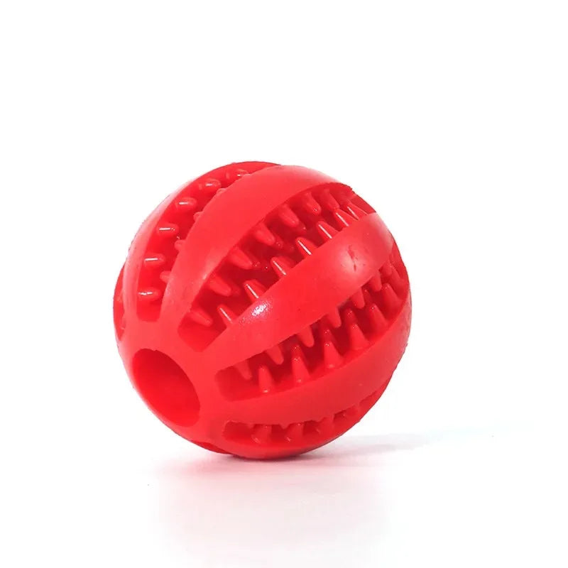 CanineChest red tooth cleaning chew toy, a durable dog toy that promotes healthy teeth and gums.