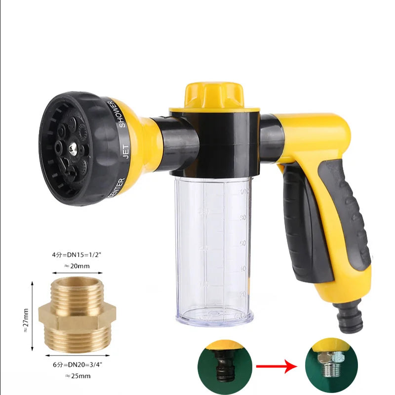 CanineChest 3-Mode Shower Gun, an adjustable pet bathing tool with multiple water settings for gentle and efficient cleaning.