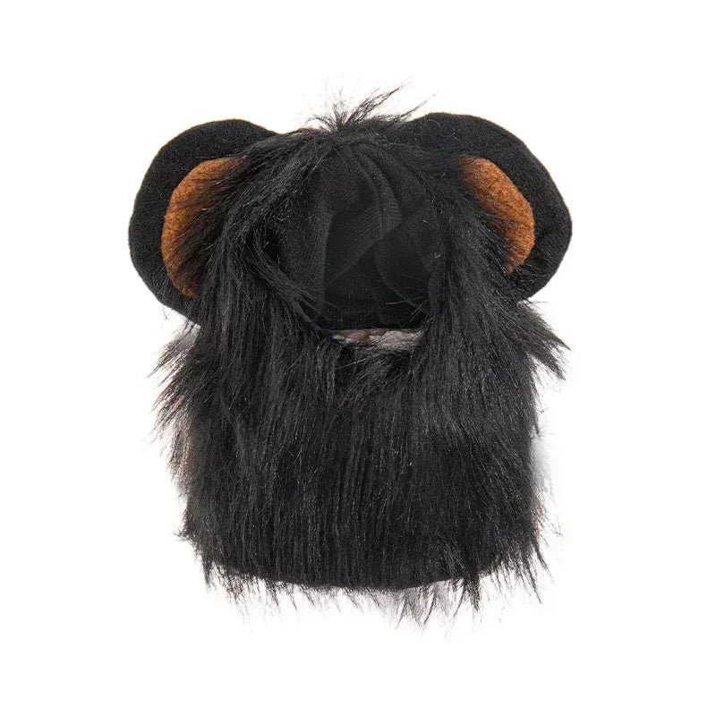 CanineChest black lion costume for small dogs, stylish and cozy, ideal for pet outings, grooming sessions, or playful photoshoots.