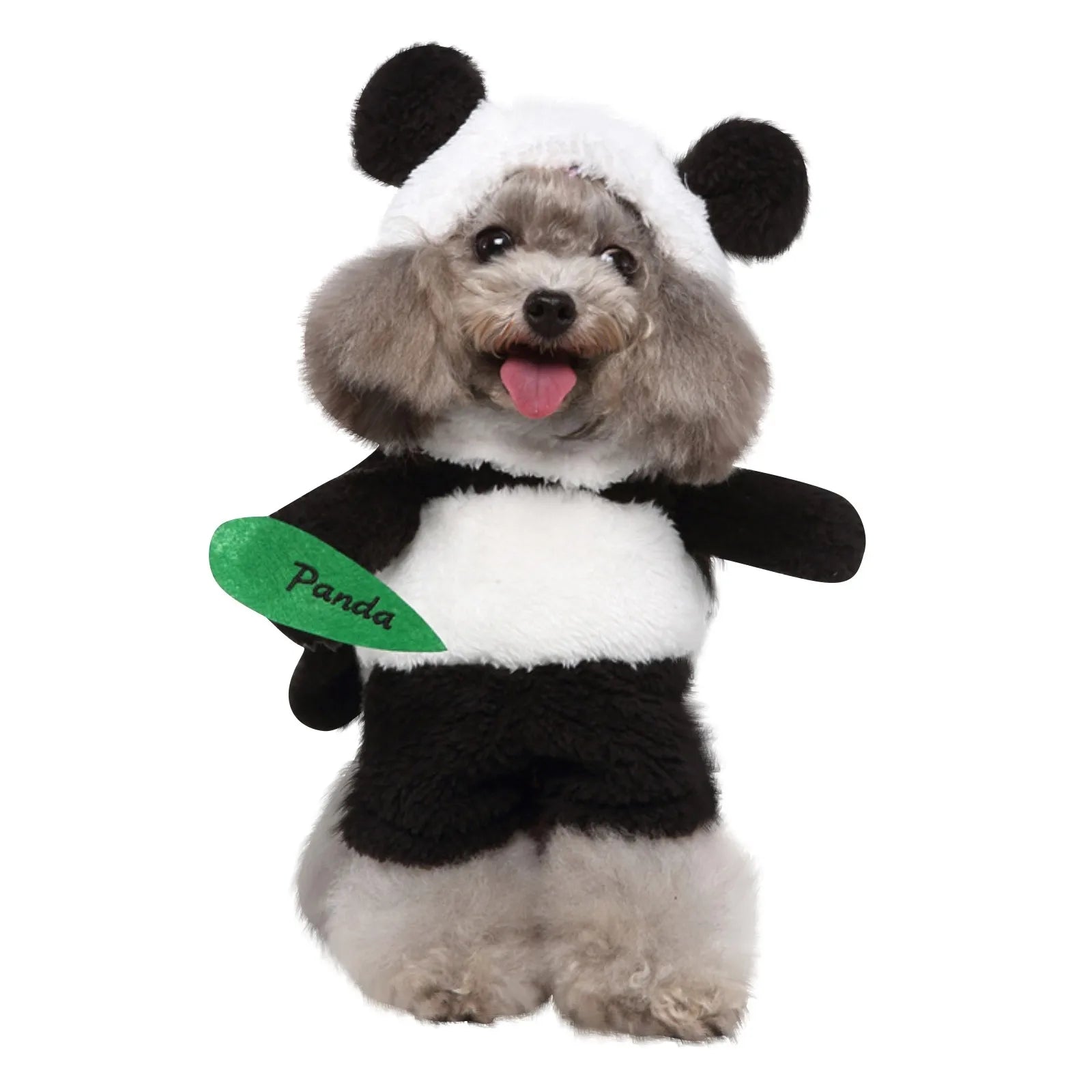 CanineChest panda dog costume, perfect for themed events and making your pet look adorable.