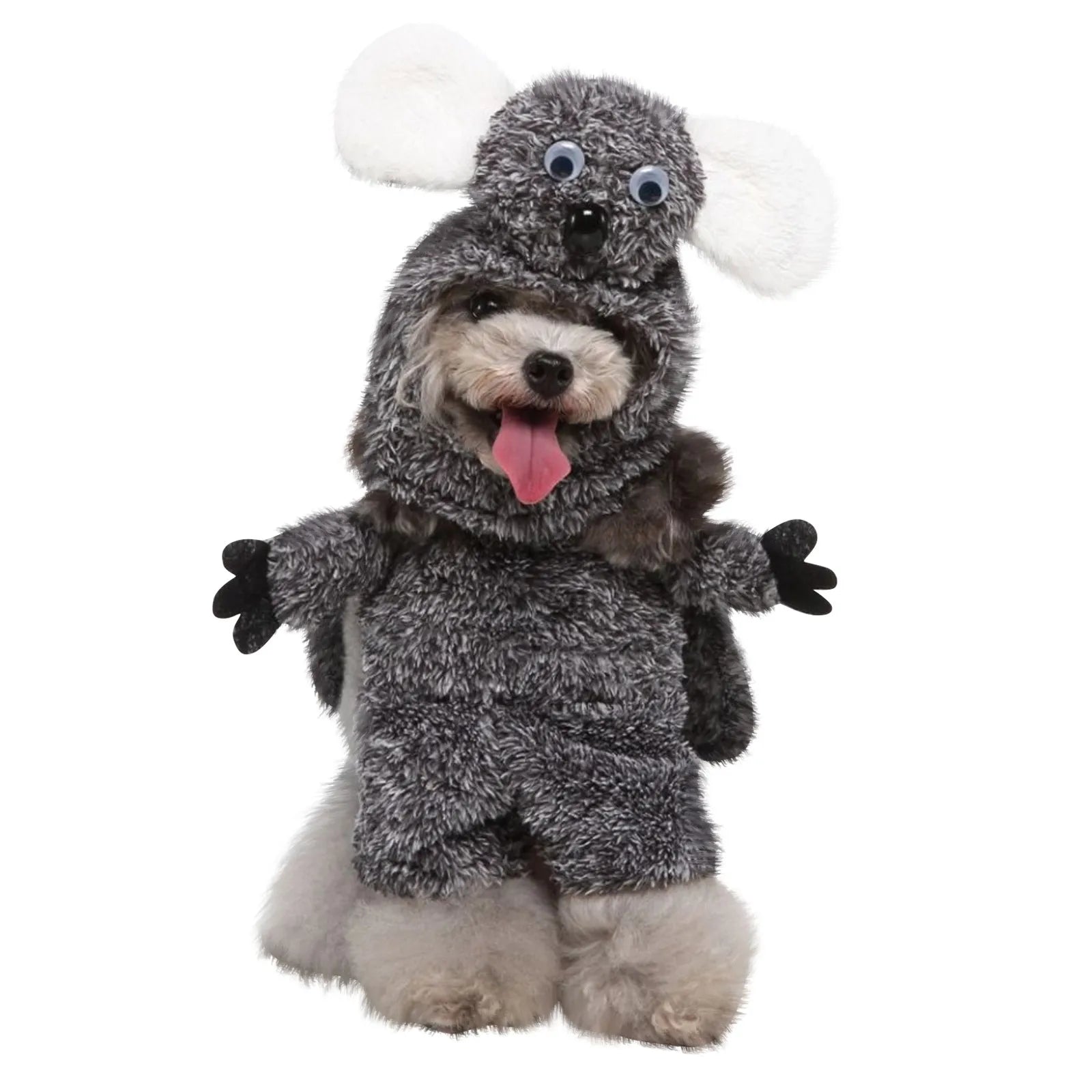CanineChest raccoon dog costume, an adorable outfit for parties and photoshoots.