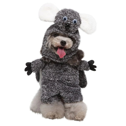 CanineChest raccoon dog costume, an adorable outfit for parties and photoshoots.
